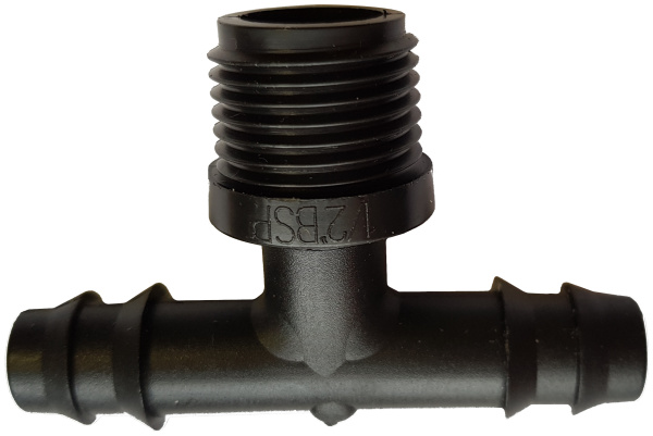 Штуцер тройник IRRITEC 16х1/2"х16 НР(для капельного шланга)