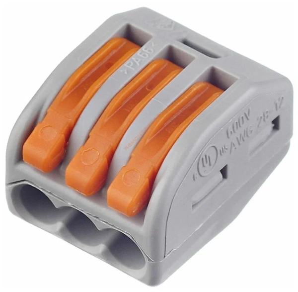 Клемма соединительная (Ваго) 3x0.08-2.5мм