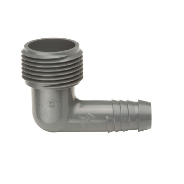 Штуцер резьбовой Rain Bird   SBE-075 3/4" (угол для гибкой подводки, серый)