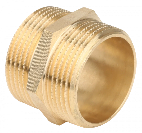 Ниппель 1 1/4 х 1 1/4 НН (латунь)