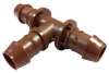 Штуцер  тройник Rain Bird 17х17х17  XFF TEE (для капельного шланга)