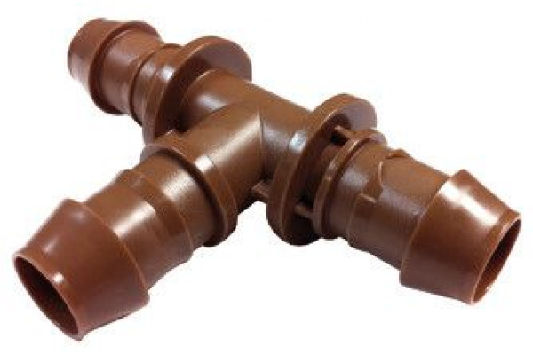 Штуцер  тройник Rain Bird 17х17х17  XFF TEE (для капельного шланга)